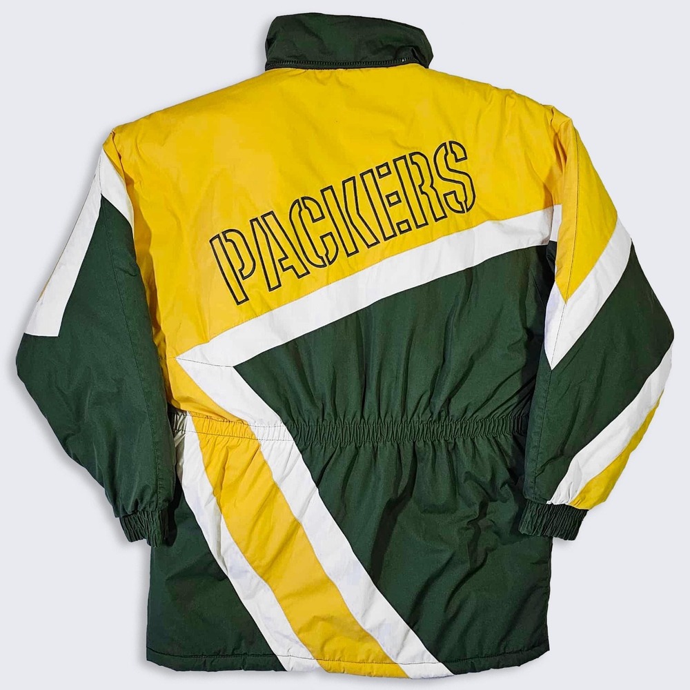 Green Bay Packers Vintage 90s Game Day Puffer Jacket